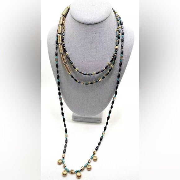 NEW Premier Designs Double strand BRAZIL Necklace - Picture 1 of 7